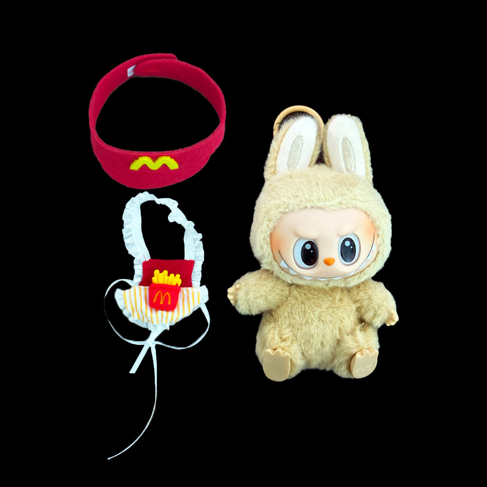 McDonald's staff-Labubu outfit (Excluding the doll)
