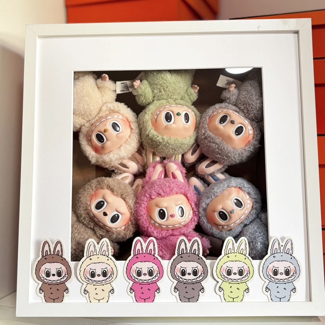 Labubu Rainbow Collection - Handcrafted Display Art (including dolls)