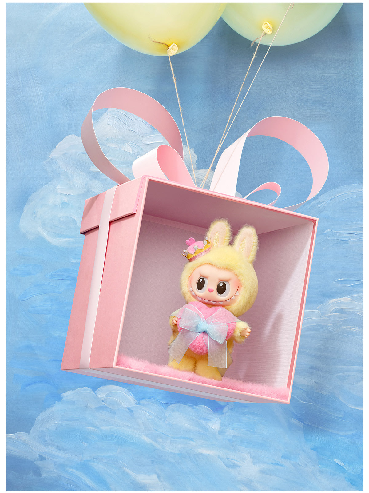 THE MONSTERS Let's Checkmate Series-Vinyl Plush Hanging Card