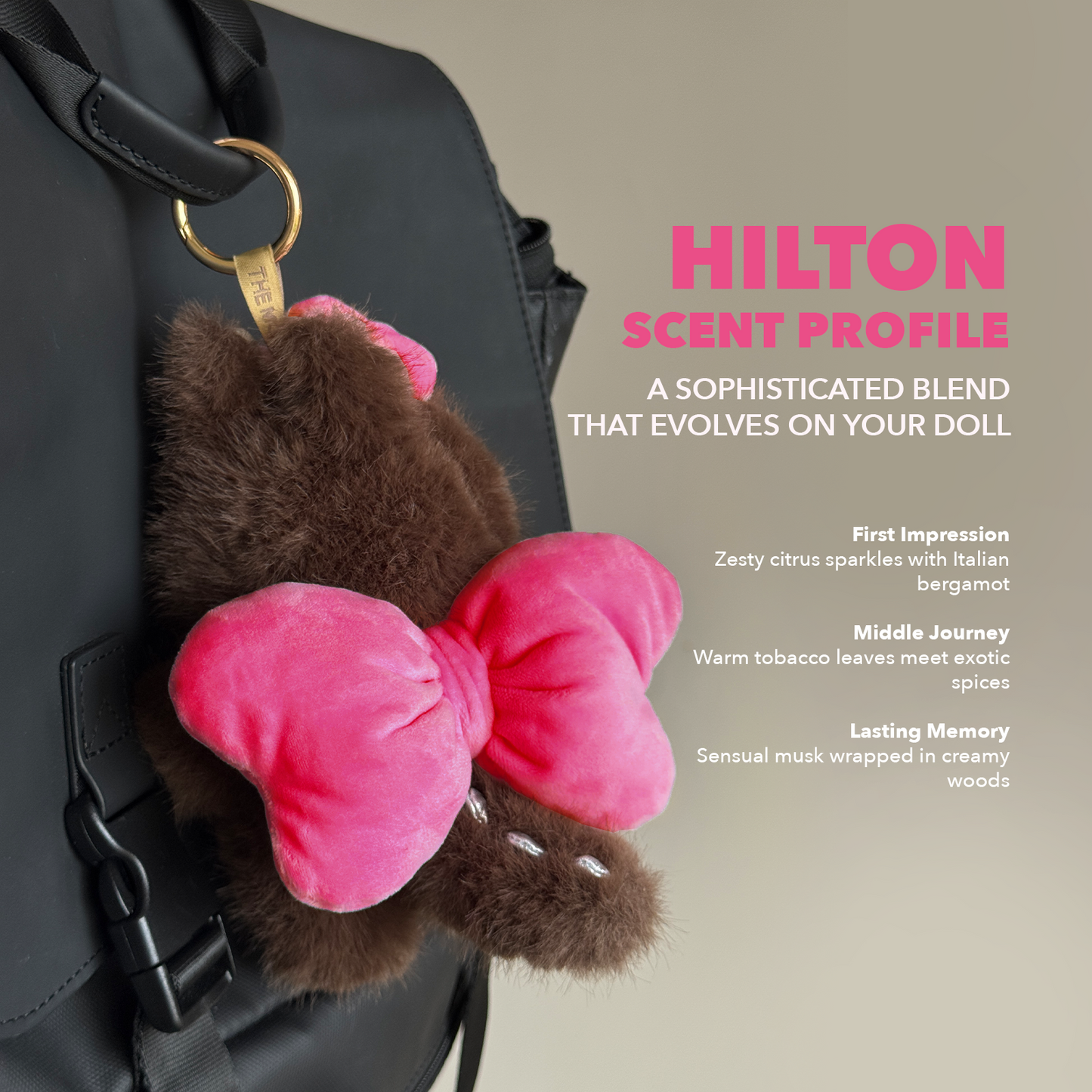 Little Monster-Vinyl Plush Doll/Doll Remodeling/Fragrance Bow Doll - Hilton, Saint Laurent, Encounter 3 Fragrance Types to Choose from