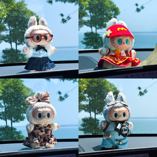Labubu's OOTD: Daily Outfit Set（Including doll)