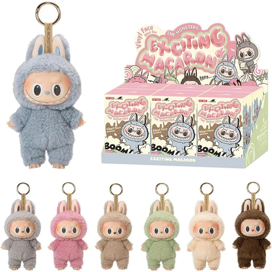 The Monsters Exciting Macaro-Labubu V1 Vinyl Plush Pendant Blind Box